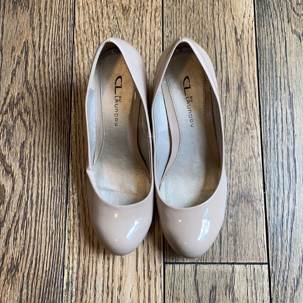 CL by Laundry Nude Wedge Heel